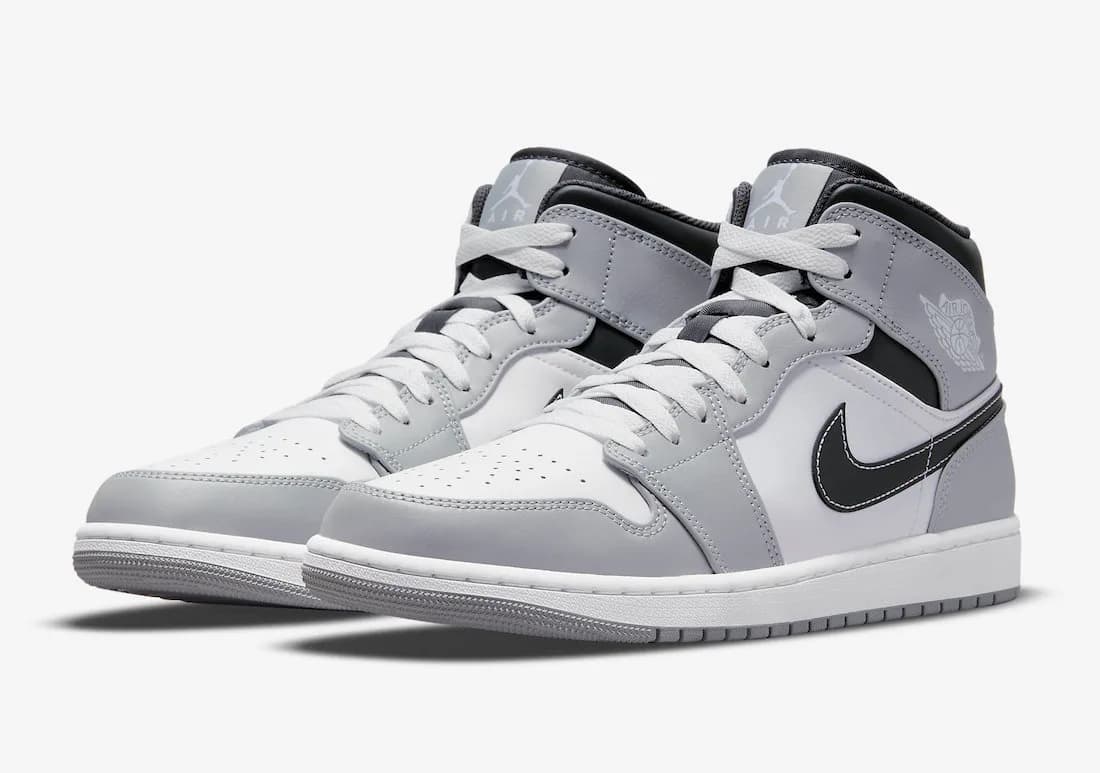 Air Jordan 1 MID Light Smoke Grey