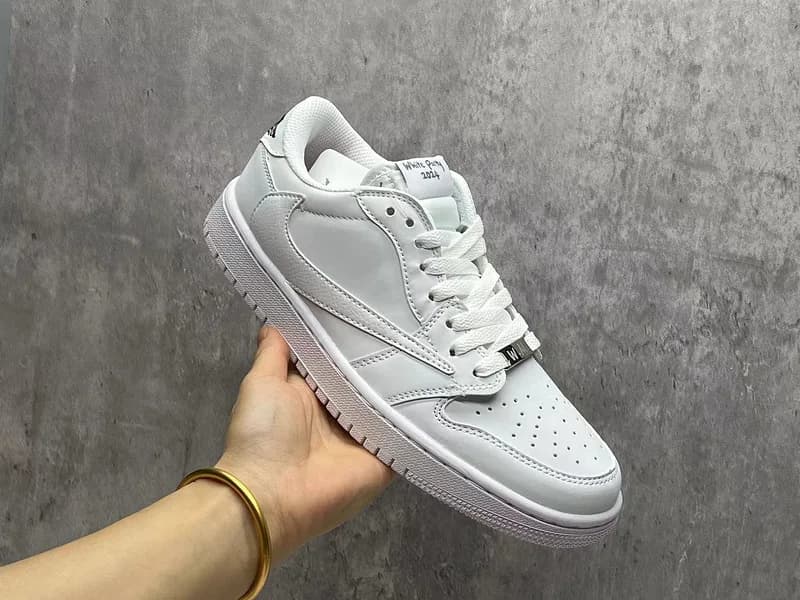 Travis Scott x Air Jordan 1 Retro Low OG SP 'Michael Rubin White Party